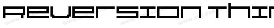 Reversion Thin字体转换